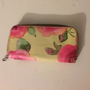 Floral wallet