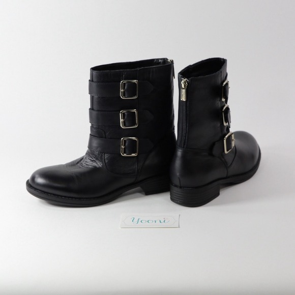 Kenneth Cole Boots with 3 Buckles - Picture 4 of 4