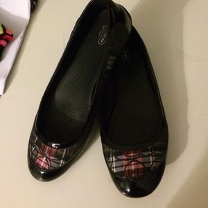 Plaid Coach Flats-HELD!