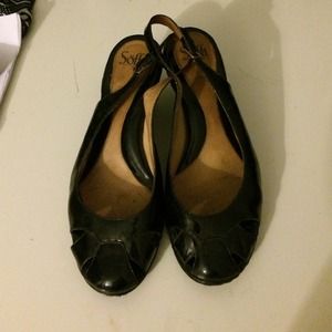 Sling back Patent Heels