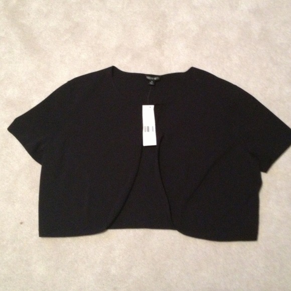 Lafayette 148 Tops - NWT Lafayette 148 navy shrug!