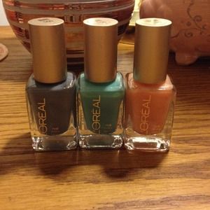 L'OREAL nail polishes