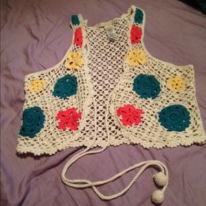 Crochet vest