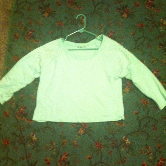 cute mint sweater (:TRADED
