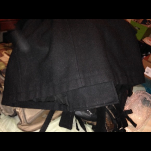 SOLD in BUNDLE.  Wool Blend Peacoat - Picture 2 of 2