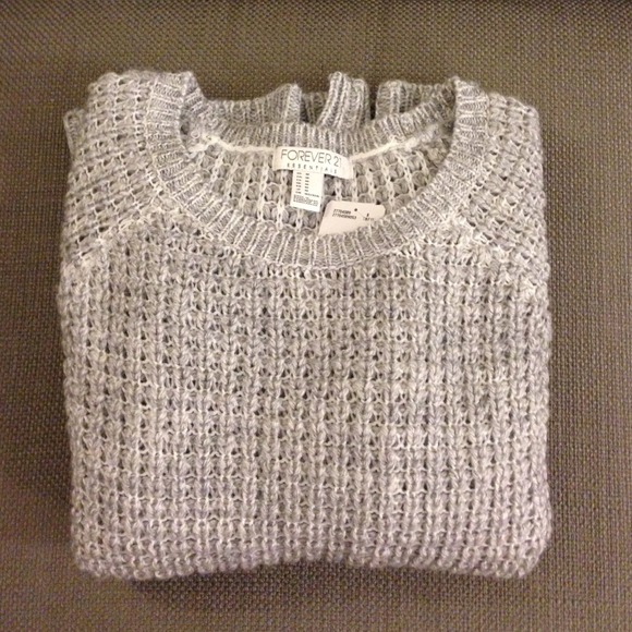 SOLD: F21 Heather gray sweater