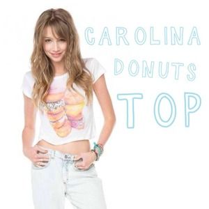 Brandy melville Carolina donuts crop top