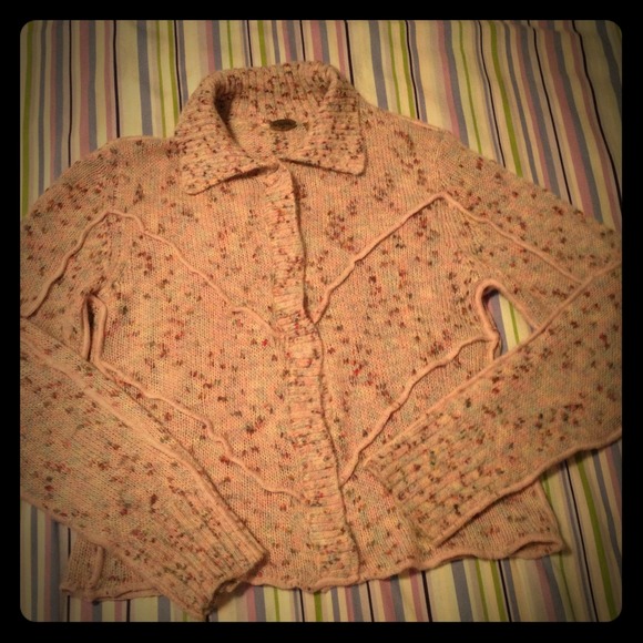 SOLD in a bundle. Unique multicolor cardigan.