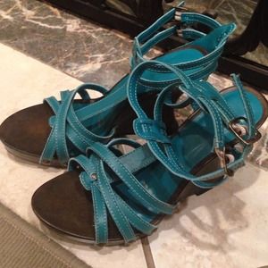 Teal wedges