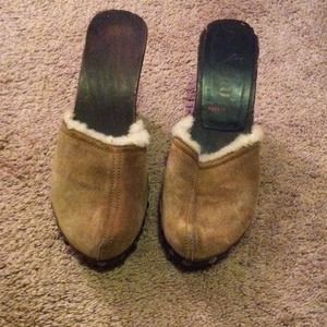 Wooden clogs