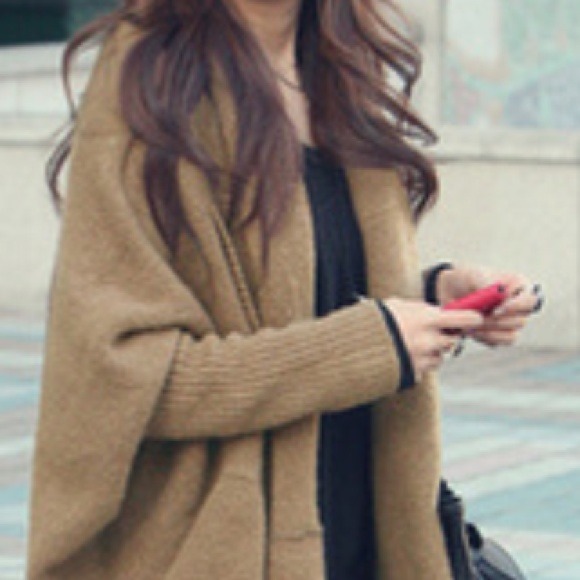 Navajo Poncho Cardigan Sweater