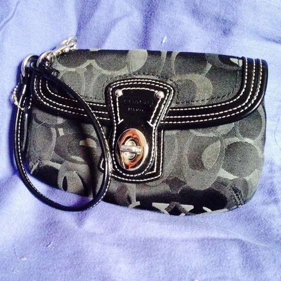 Black Coach Clutch