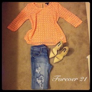 Forever 21 crochet top