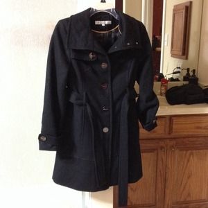Black dress coat