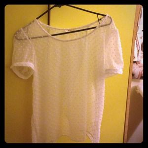 Pins and Needles white blouse