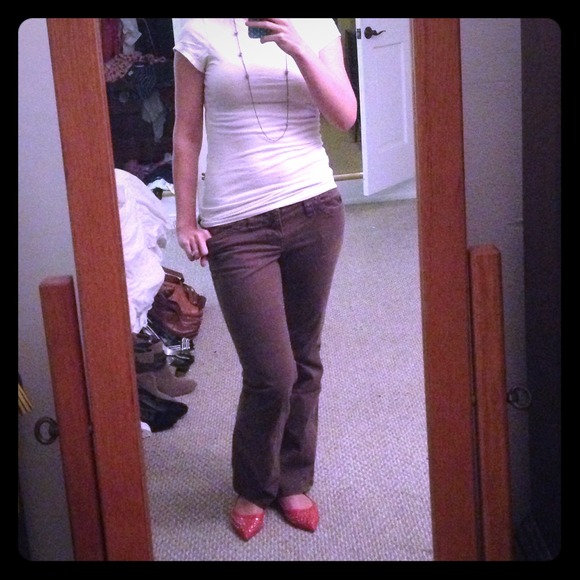 Victoria's Secret brown jeans