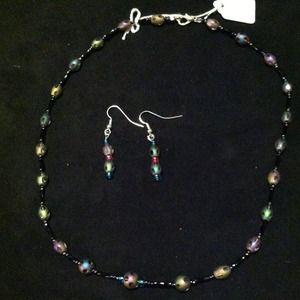 Handmade necklace/earring set