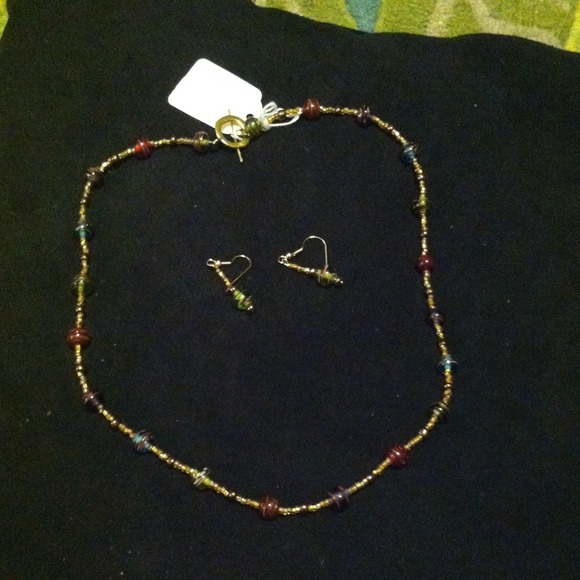 Handmade Necklace/Earring Set