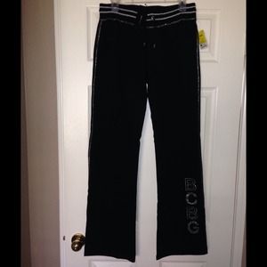 BCBG Black Activewear Pants