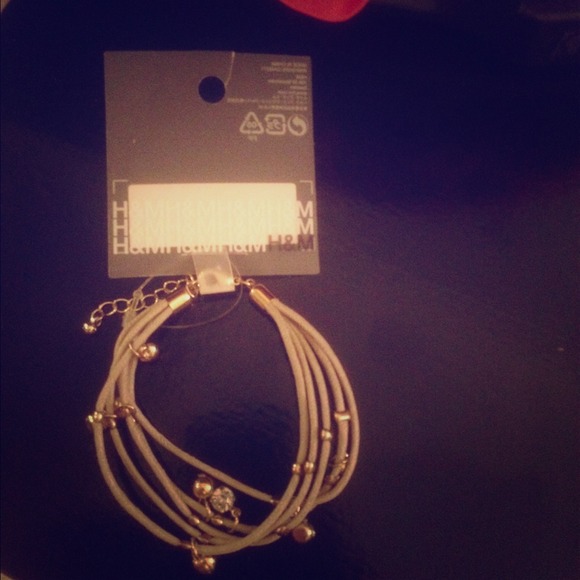 NEW H&M Camel Wrap Bracelet with Gold Accents!
