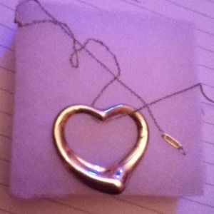 Tiffany and co. heart necklace