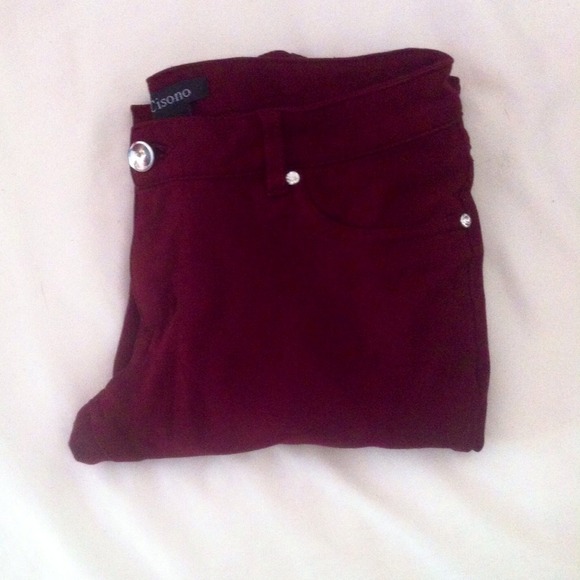 Burgundy Pants