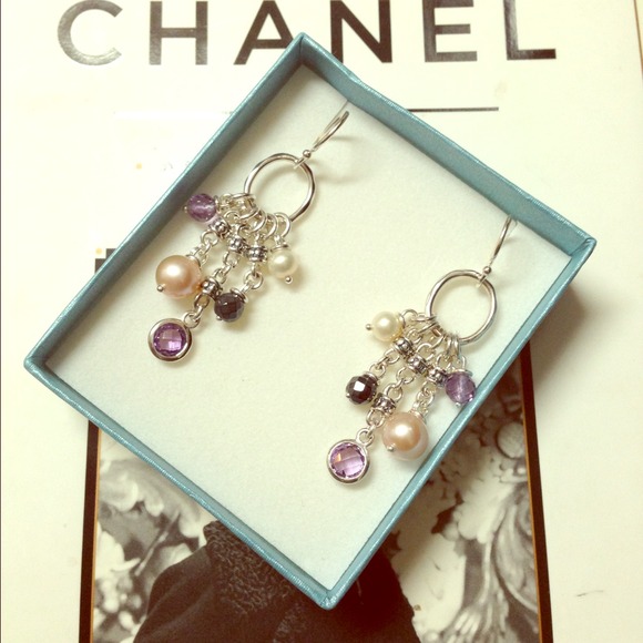 ⛔SOLD⛔ ✨NEW✨ Sterling, Amethyst & Cultured Pearl