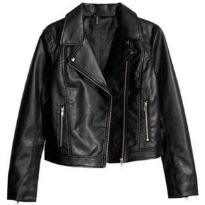 Faux Leather Skull Jacket