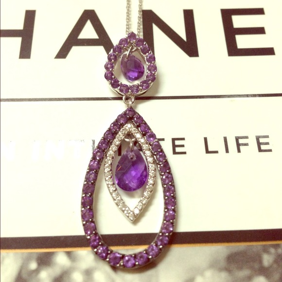 ⛔SOLD⛔ ✨NEW✨ Sterling Silver & Gemstones Necklace