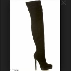 Bebe Daniella thigh high boots
