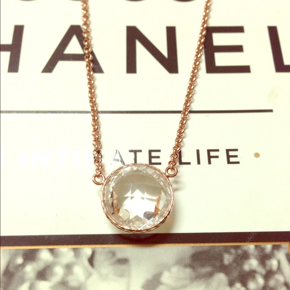 ⛔SOLD⛔ ✨NEW✨ Silver 14K Rose Gold & Rock Crystal