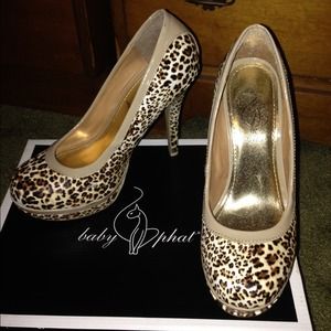 Leopard-Print Heels