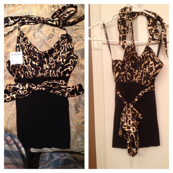 Bebe Halter Top