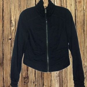 Militian army black soft jacket
