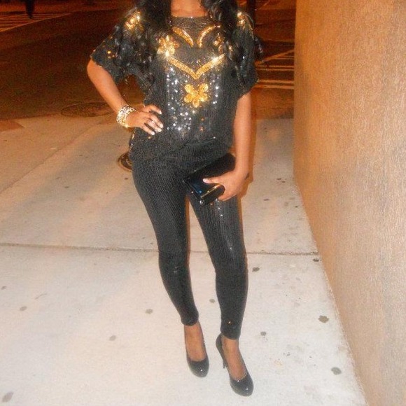 Vintage Sequin Top
