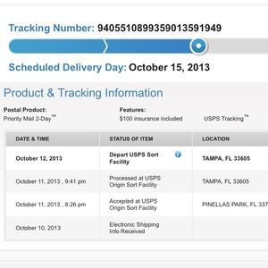 Tracking number