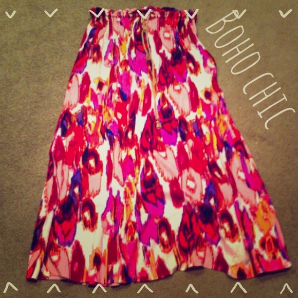 Boho Maxi Skirt **RESERVED** @1happyone