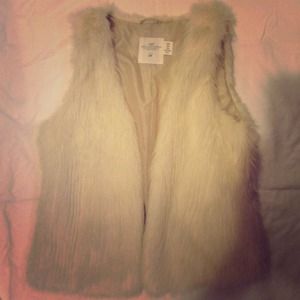 Faux fur vest