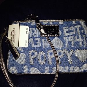 Authentic coach wristlet