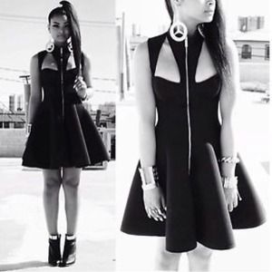 Nasty Gal Take Me Out Skater Dress
