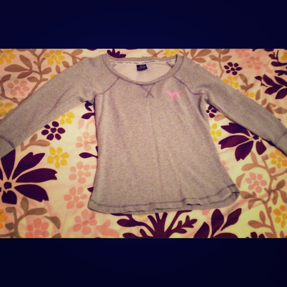Victoria's Secret 3/4 sleeve sweatshirt.