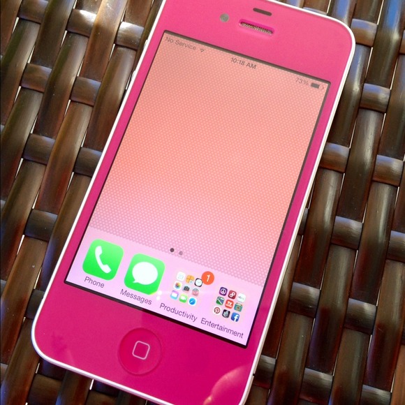 Custom magenta iPhone 4 -- AT&T