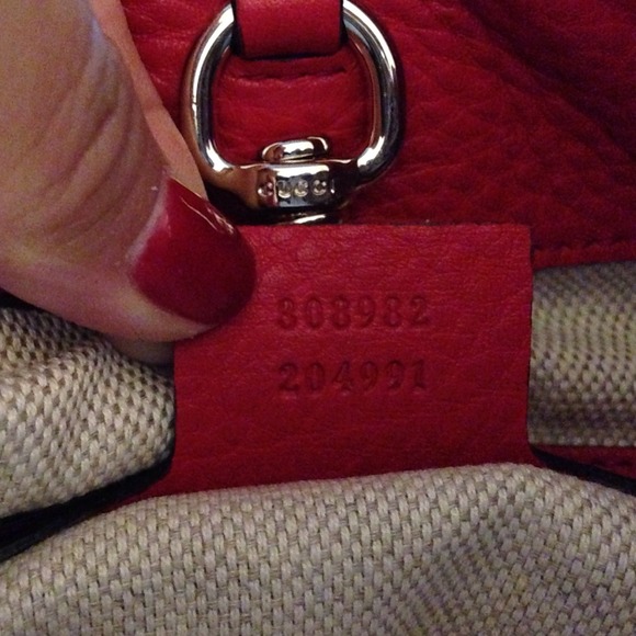 GUCCI red soho leather shoulder bag BNIB - Picture 3 of 3