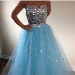 Blue dress