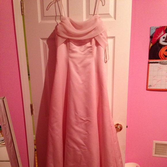 Full Length light pink Dress