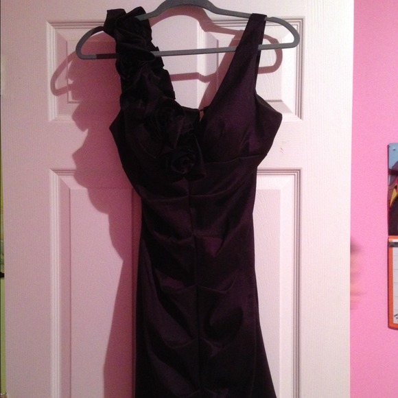 Beautiful Plum perfect fitting dress!
