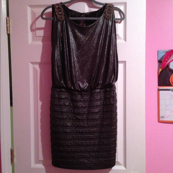 Dark Grey/glitter dress
