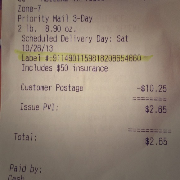Shaping proof and tracking number
