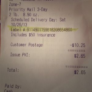 Shaping proof and tracking number