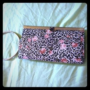 **Sold**Animal/floral print clutch/wallet